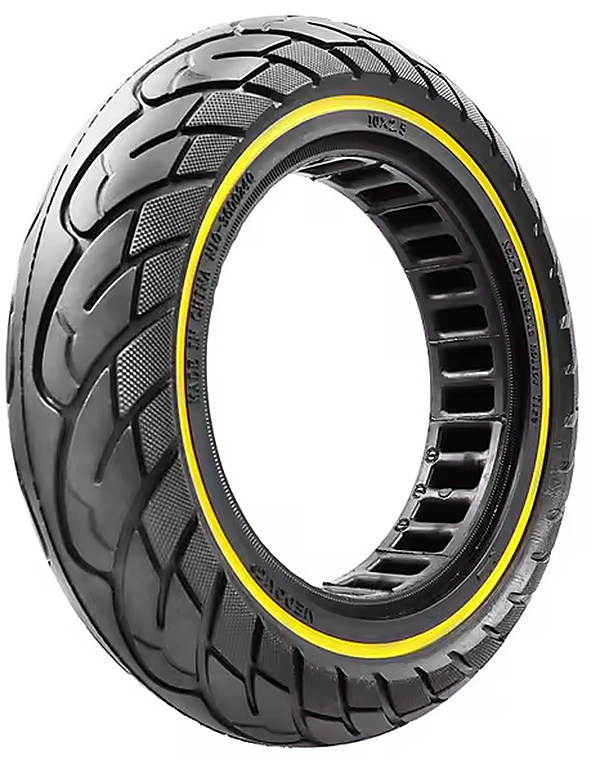 10*2.5 Max G30 honeycomb solid | tyre Yellow | for Rim Groove Width:43mm | Suitable scooter: Ninebot Max G30 Series,Mi4/Mi4 Pro 2nd/Mi4 ultra